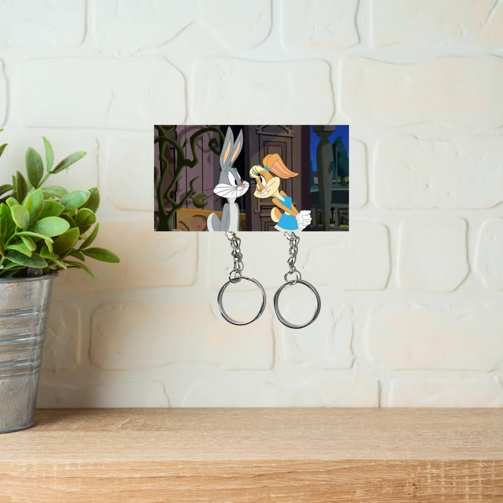 Bugs & Lola couple key holder