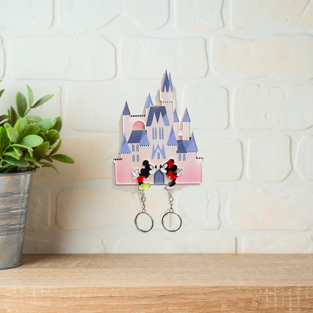 Disney castle couple key holder