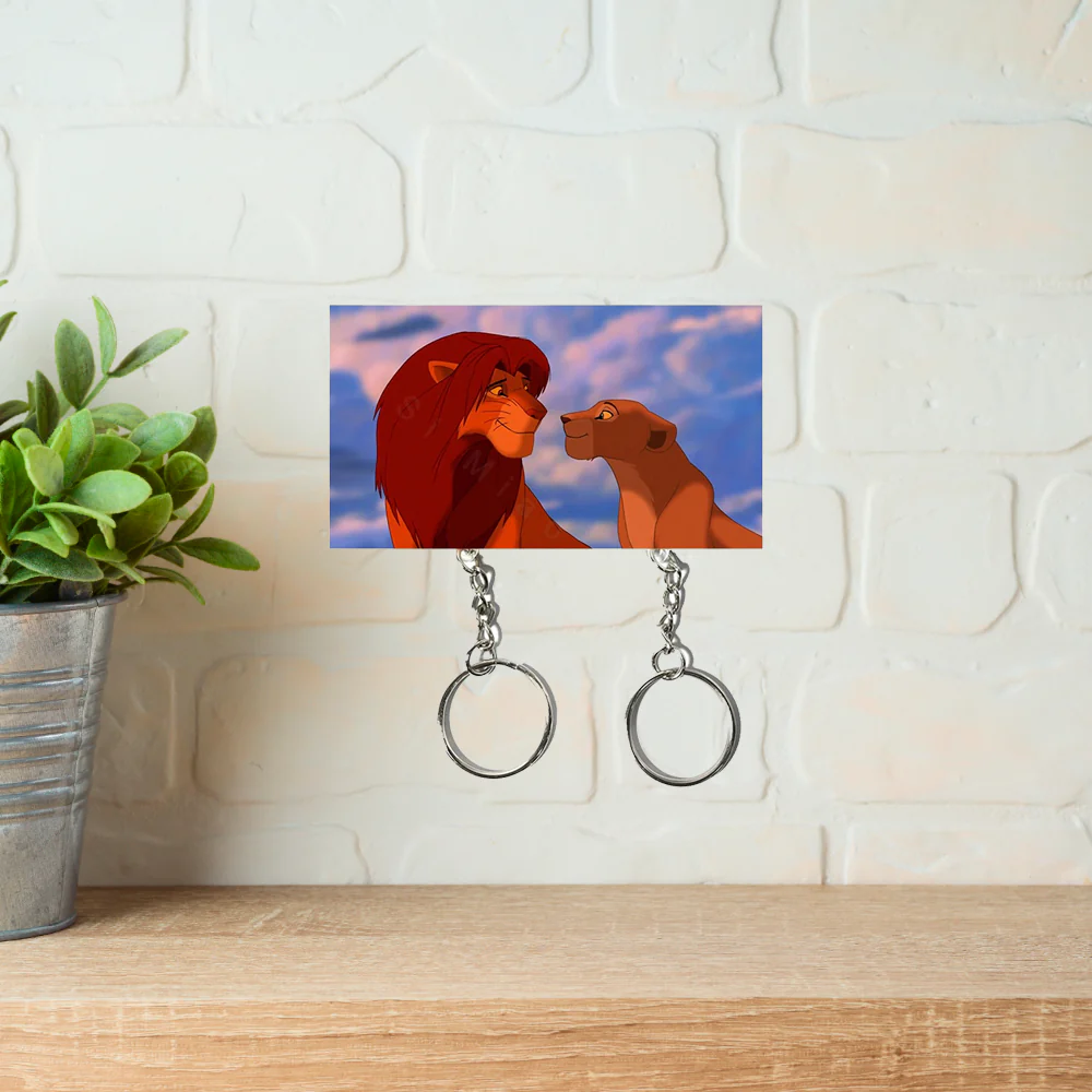 Lion King couple key holder